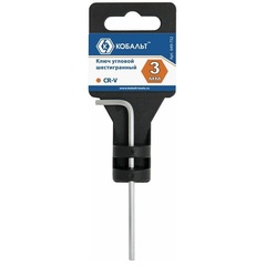 Ключ угловой шестигранный КОБАЛЬТ 3 мм Cr-V (649-752)
