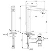 Смеситель для раковины-чаши с донным клапаном Ideal Standard Tonic II A6328AA