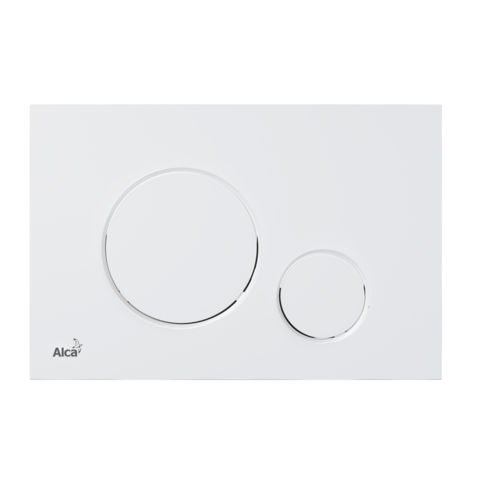 Кнопка управления для скрытых систем инсталляции, арт.M676, белый/матовый AlcaPlast