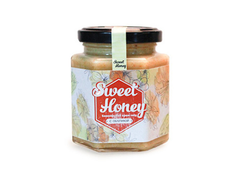 Крем-мед с облепихой Sweet Honey, 230г