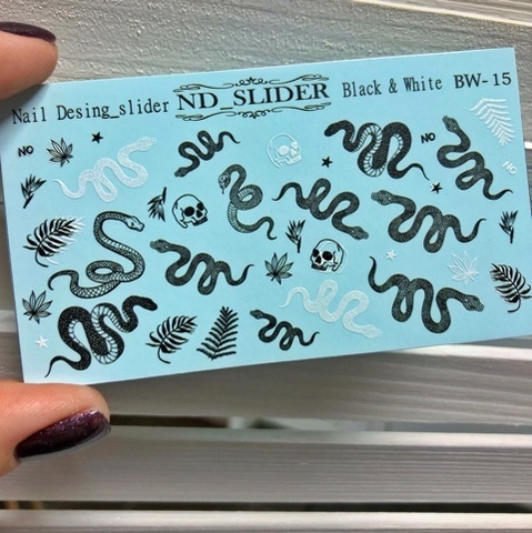 Слайдер-дизайн Nail Design BW-15