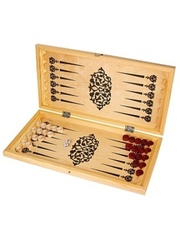 Нарды резные  Морские  деревянные доска 55х55см с полем для игры в шашки