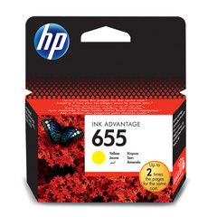 Картридж струйный HP 655 CZ112AE жел. для DJ Ink Advantage 3525/4625/5525