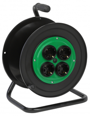 Катушка пластиковая ЭРА RP-4e 4 розетки с заземлением 8539073