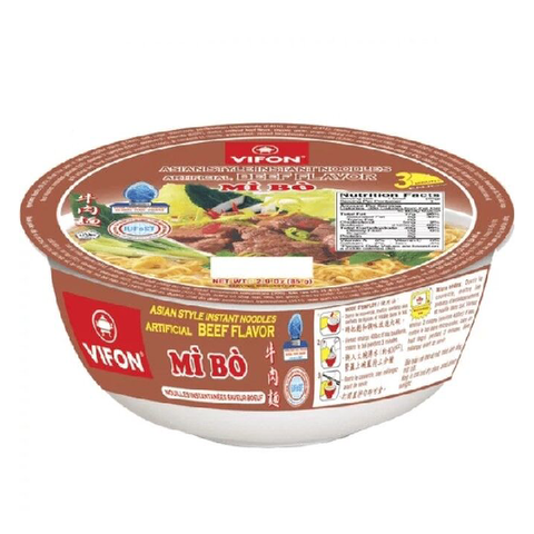Лапша со вкусом говядины Vifon Mi Bo, 85 гр