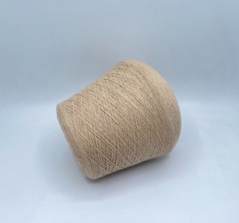 Бобинная пряжа (пр.Италия),1500м/100гр, 80%шерсть, 20%полиамид, цвет-Бежевый, арт.31509