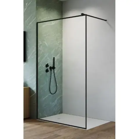 Radaway 10013090-54-56 NES Black Walk-in II 90 Frame