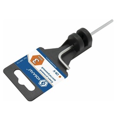 Ключ угловой шестигранный КОБАЛЬТ 3 мм Cr-V (1 шт.) подвес (649-752)