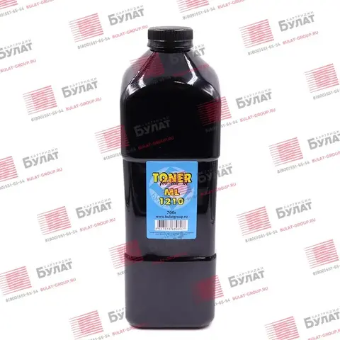 Тонер БУЛАТ Samsung ML-1210 (Чёрный, банка 700 г)