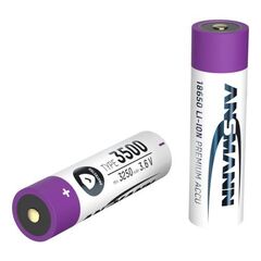 Аккумулятор 18650 LI-ION ANSMANN 3.6V, 3500mAh