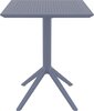 Комплект пластиковой мебели Siesta Contract Sky Folding 60 Air, темно-серый