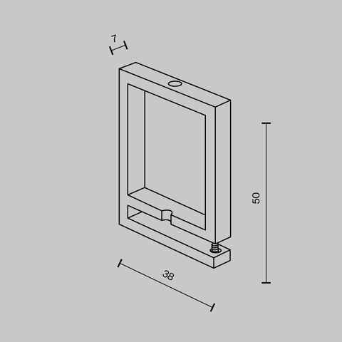 Комплектующие для текстильной подвесной системы Maytoni Accessories for system parity TRA130BS-B