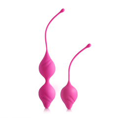 Тренажер Кегеля Geisha Balls S + L розовый