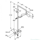 Душевая система внешнего монтажа с термостатом Kludi Dual Shower System 6709605-00