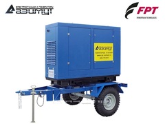 Дизельный генератор Азимут ЭД-25-Т400-2РПМ20 FTP-Iveco на шасси в капоте с автозапуском