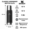 Картинка термос Stanley Classic 0.47L Черный - 1