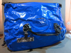 Водонепроницаемая сумка LOBOO 66 л синяя для мотоцикла