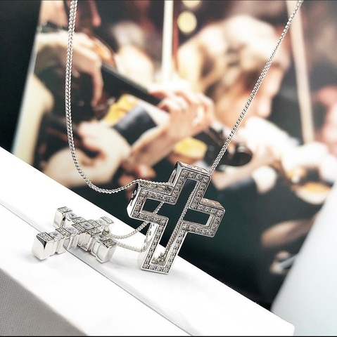 Крест двойной Damiani