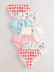 Трусы для девочки Next E87-101, 7 шт., Красный, Белый, Розовый