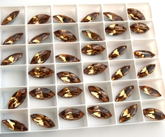 Лодочки 15*4 мм Light Colorado Topaz