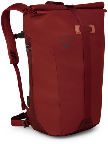 Картинка рюкзак городской Osprey Transporter Roll Ruffian Red - 1