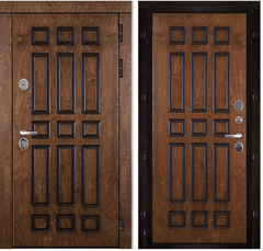 Купить Входная дверь Базилика палисандр Vinorit дуб золотой