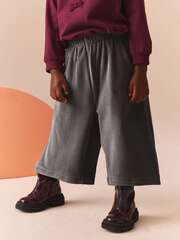 Брюки широкие для девочки Next B04-876, Темно-серый