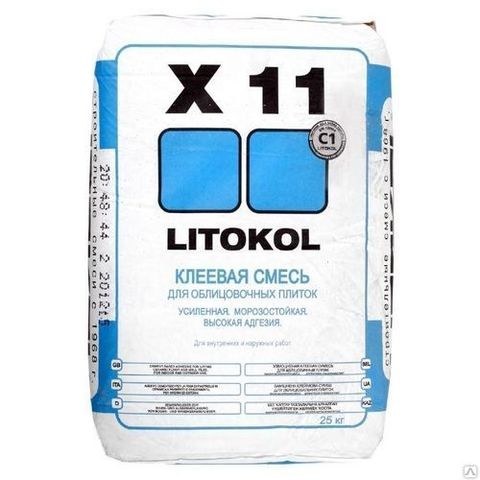 Клей плиточный ЛИТОКОЛ/LITOKOL X11, 25кг