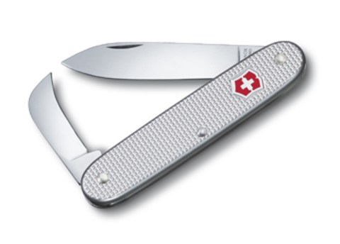 Нож складной Victorinox Pioneer, 93 mm, 2 функции, серебристый