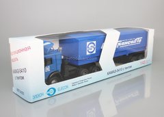 KAMAZ-54115 semitrailer with tarpaulin Sovtransavto metal spoiler Elecon 1:43