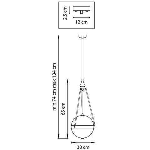 Подвесной светильник Modena Lightstar 816037