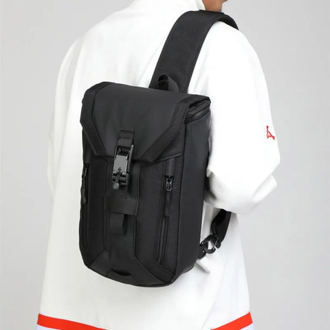 Картинка рюкзак однолямочный Ozuko 9334 Grey - 7