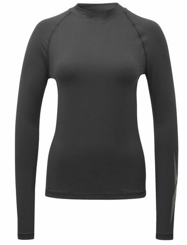 Женская теннисная футболкаReebok Thermowarm Touch Graphic Base Layer - black