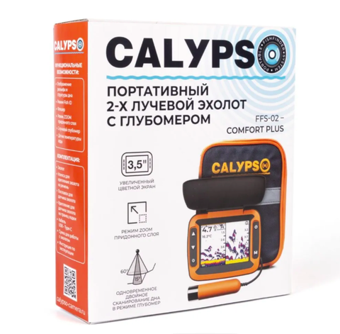 Эхолот с глубомером CALYPSO модель FFS-02 COMFORT PLUS