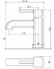 Aquanet AF130-10C AF130-10C Aquanet Minima Смеситель для умыв., картридж 25мм, без донного клапана,хром (261813)
