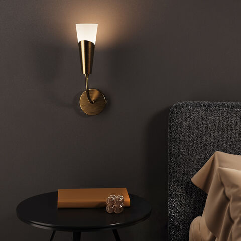 Настенный светильник Eurosvet Rhyton 60167/1 латунь