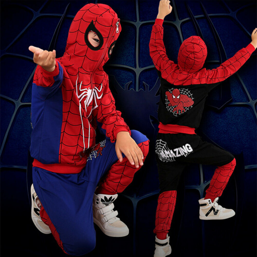 Спортивный костюм человек паук для мальчика