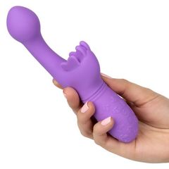 Фиолетовый вибратор-кролик Rechargeable Butterfly Kiss - 