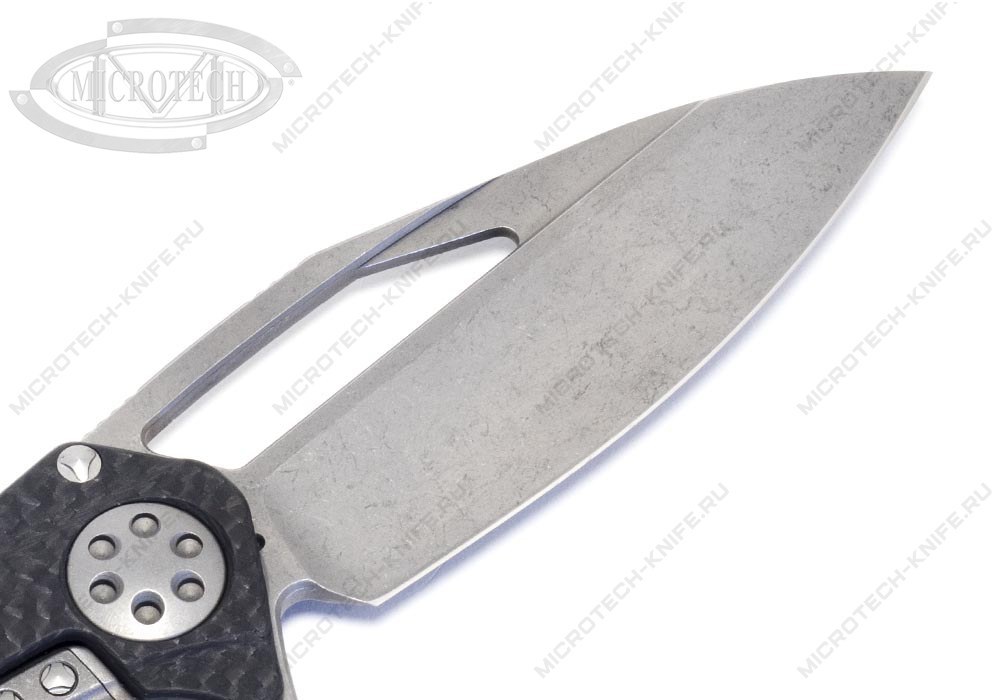 Нож Marfione Custom Matrix Apocalyptic Stonewash M390 CF - фотография 