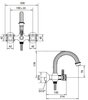 Cezares OLIMP-VD-03/24-M OLIMP-VD-03/24-M Смеситель для ванны, золото, ручки золото