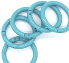 Кольцо-карабин металл для сумок, Ø 32 мм