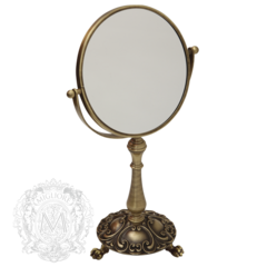 Зеркало оптическое (3х) настодьное  ткань Migliore Elizabetta  ML.ELB-60.118 H38 cm; D18 cm