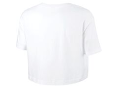Женская теннисная футболка Nike Sportswear Essential Crop Icon W - white/black