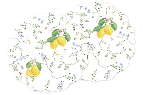 Набор подставок под горячее 2шт 34.5см Easy Life Цветы и лимоны