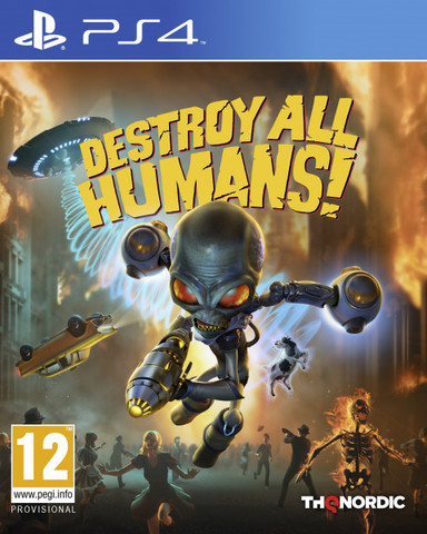 Destroy All Humans! Стандартное издание (диск для PS4, интерфейс и субтитры на русском языке)