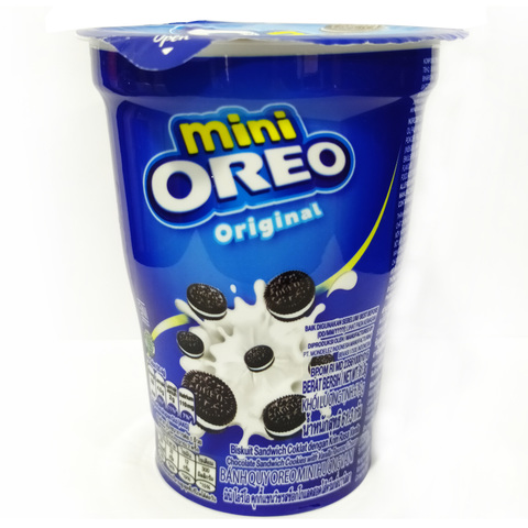 Печенье Oreo mini original в стакане с ванильным  кремом 75.9 гр