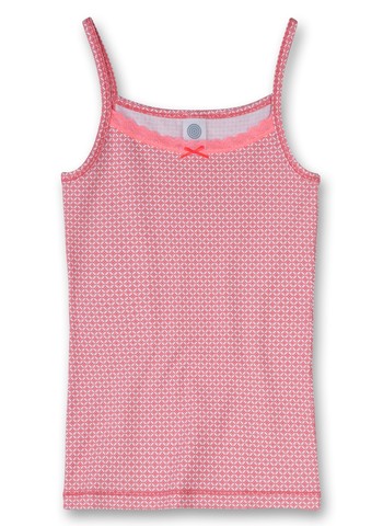 Майка с кружевной вставкой для девочки Sanetta