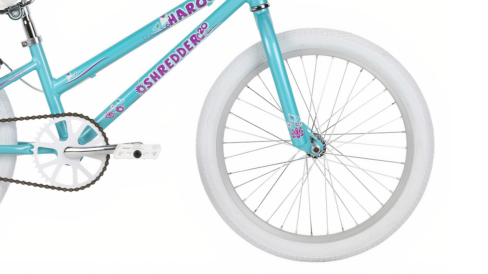 Haro Shredder Girls 20" жемчужно-бирюзовый - BMX | iRide shop фото 4