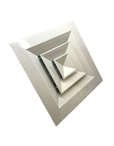 Купить Диффузор потолочный ДПР4 (600*600) с КРВ недорого со склада в Хабаровске, Якутске, Владивостоке, Южно-Сахалинске, Благовещенске