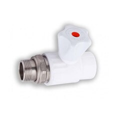 VALFEX Кран шаровой PPR для радиатора ПРЯМОЙ Ø-20х1/2" (10/60)